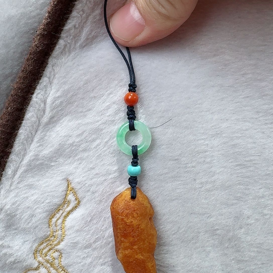 蜜蜡颈饰未镶嵌蜜蜡