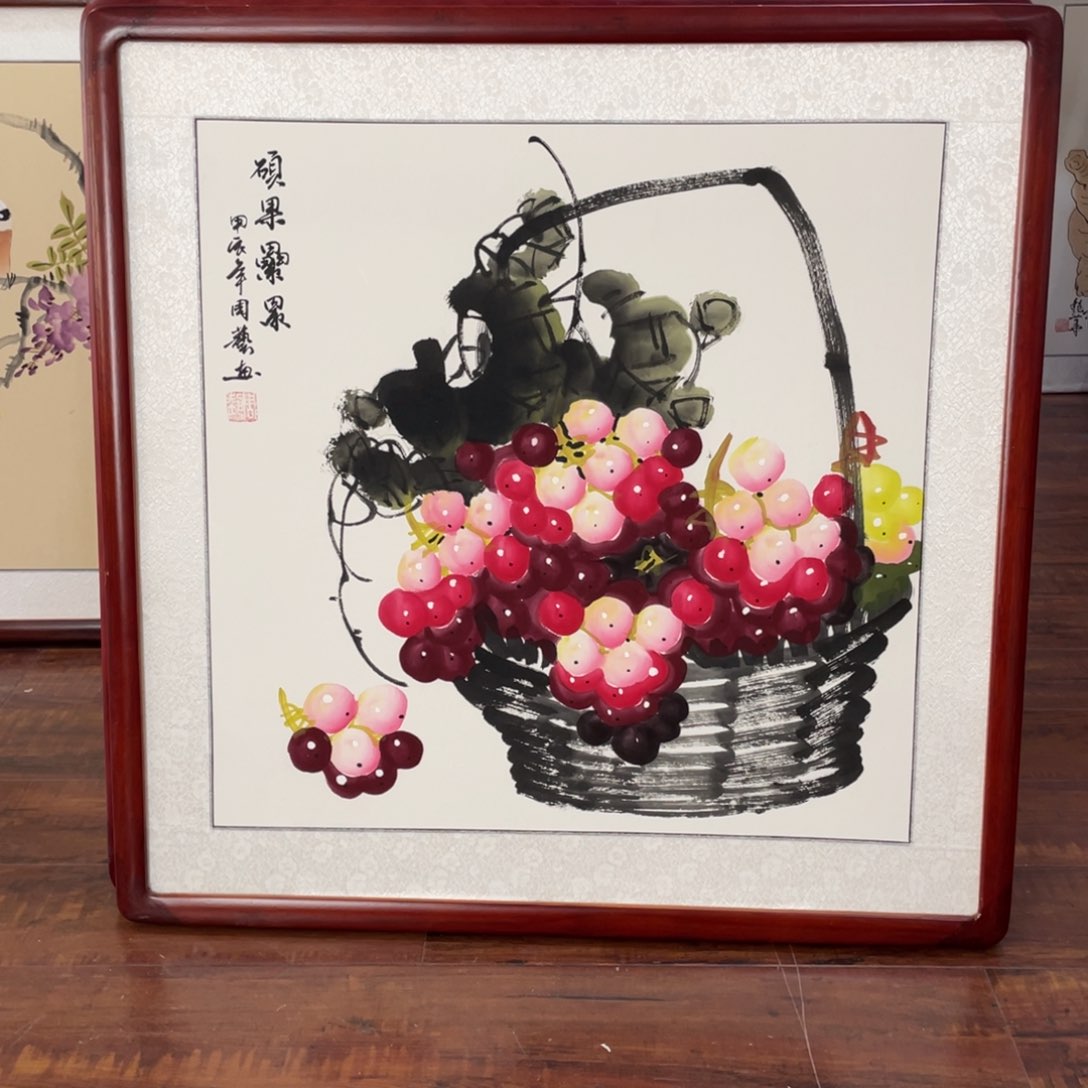 国画带框尺寸63*63厘米