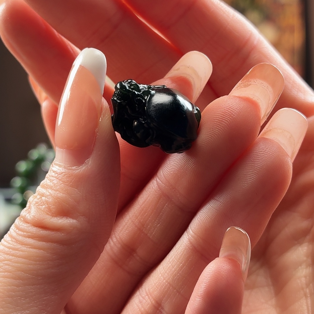 和田玉未镶嵌吊坠(不含链)塔青