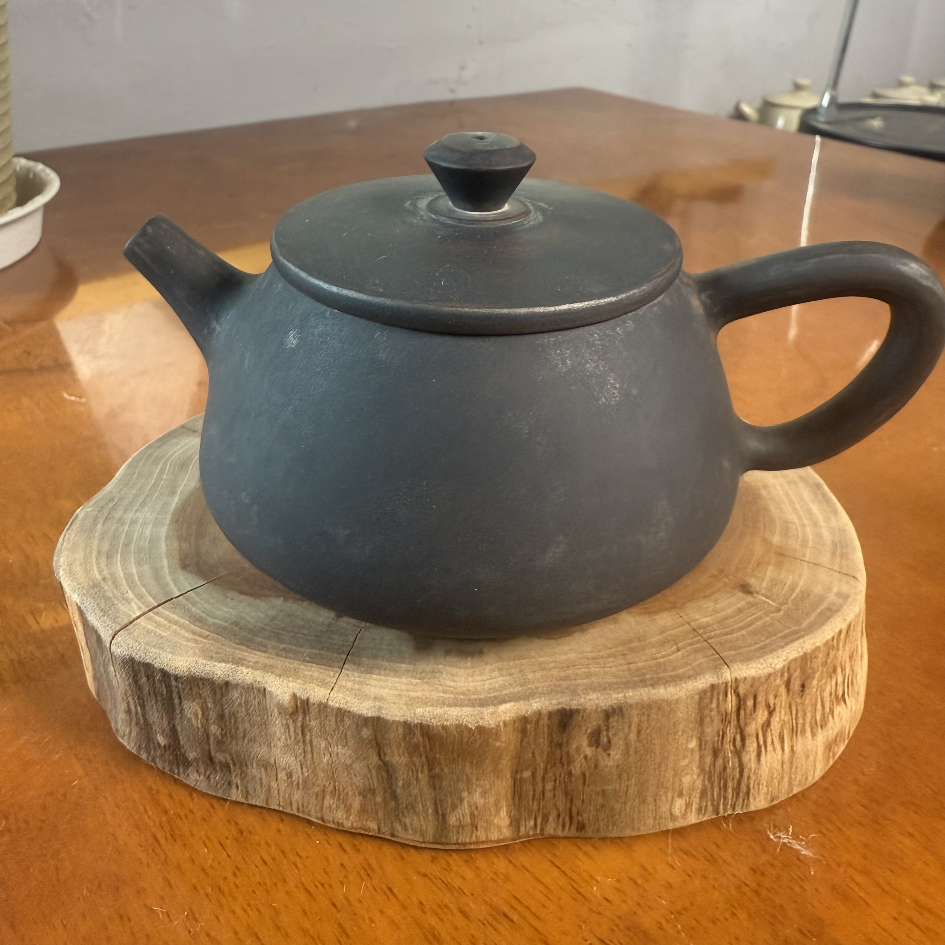 石瓢 手工打磨 素壶