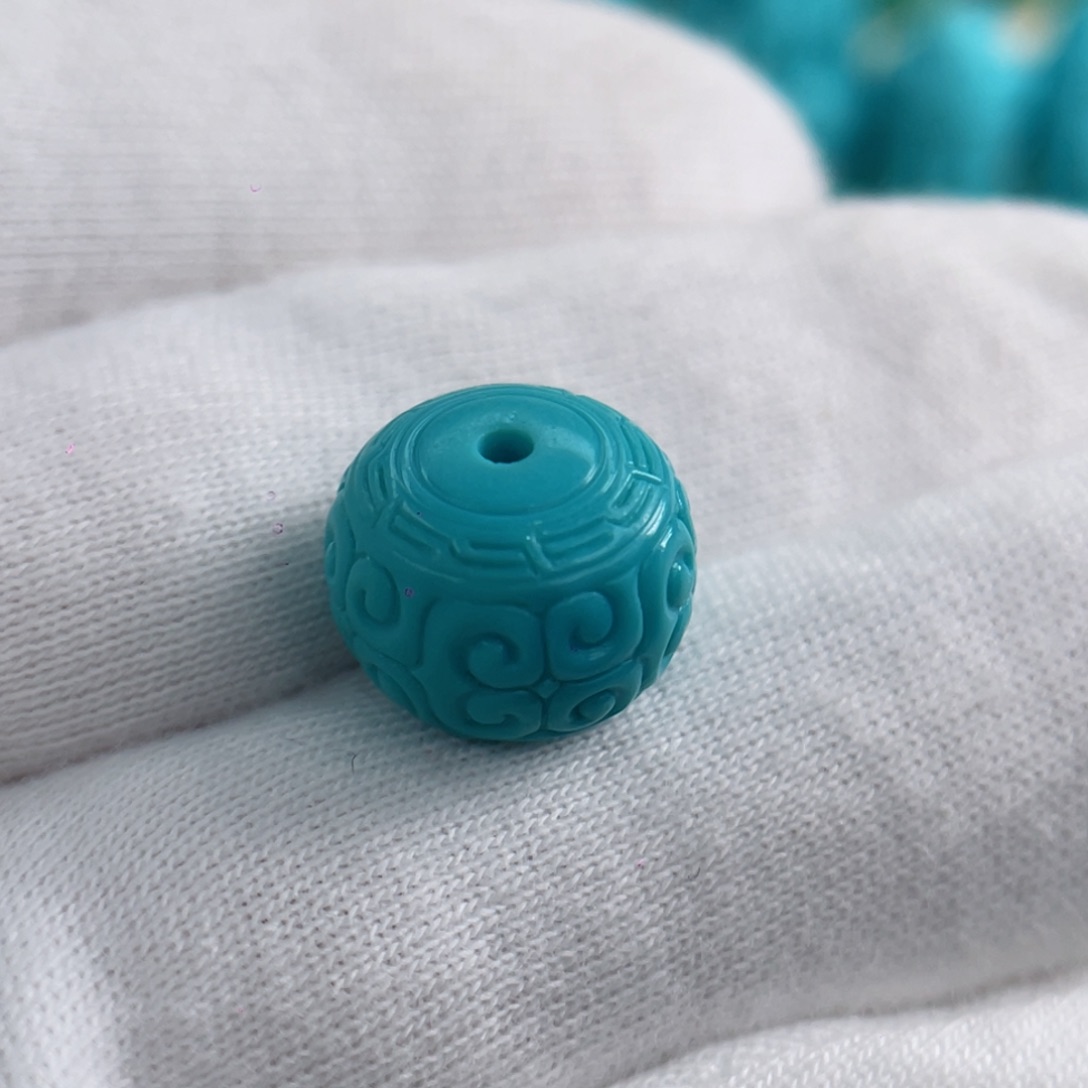 绿松石颈饰未镶嵌小*卡12.8-10.2