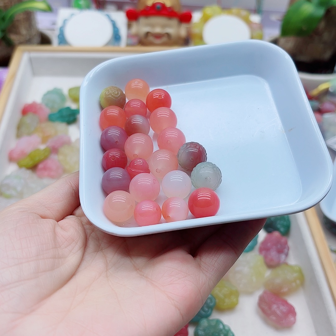 *****玛瑙/玉髓未镶嵌手链盐源36