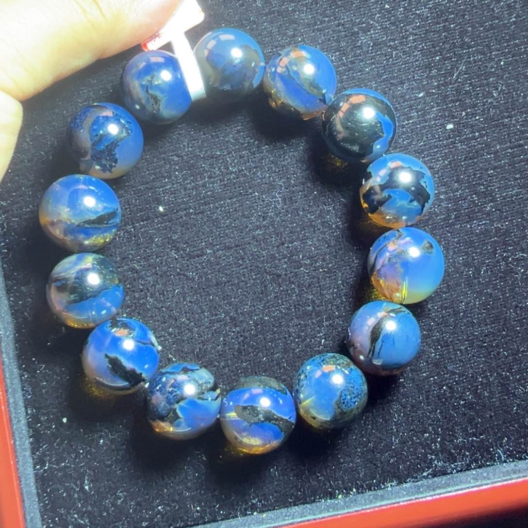 未镶嵌琥珀手串海藻植物溶洞手串