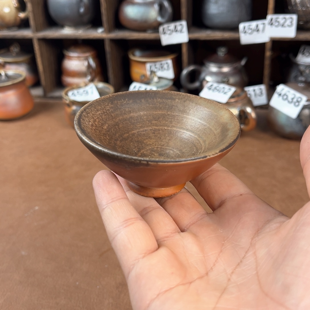 壶柴烧茶器主人杯