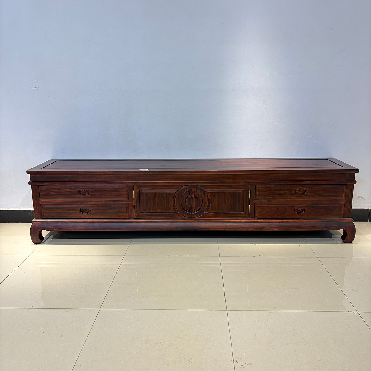 南美酸枝家用新中式简约团圆电视柜客厅地柜