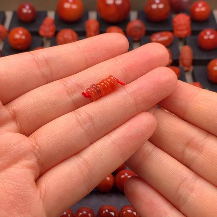南红玛瑙未镶嵌隔片6MM