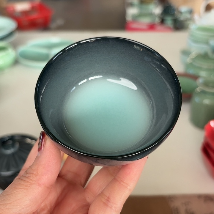 龙泉云间青瓷小米茶器