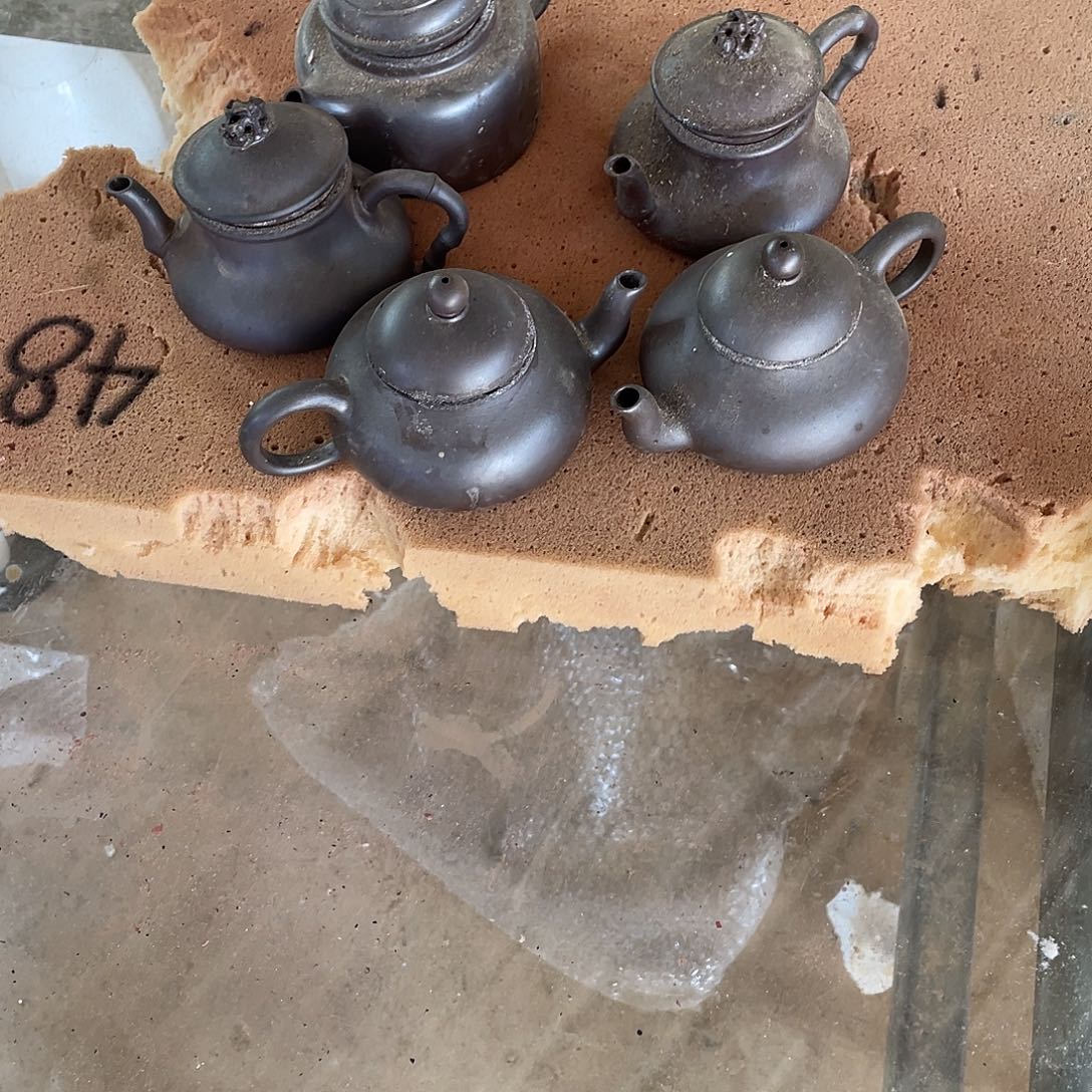 刀***雨广西钦安龙窑坭兴陶柴烧