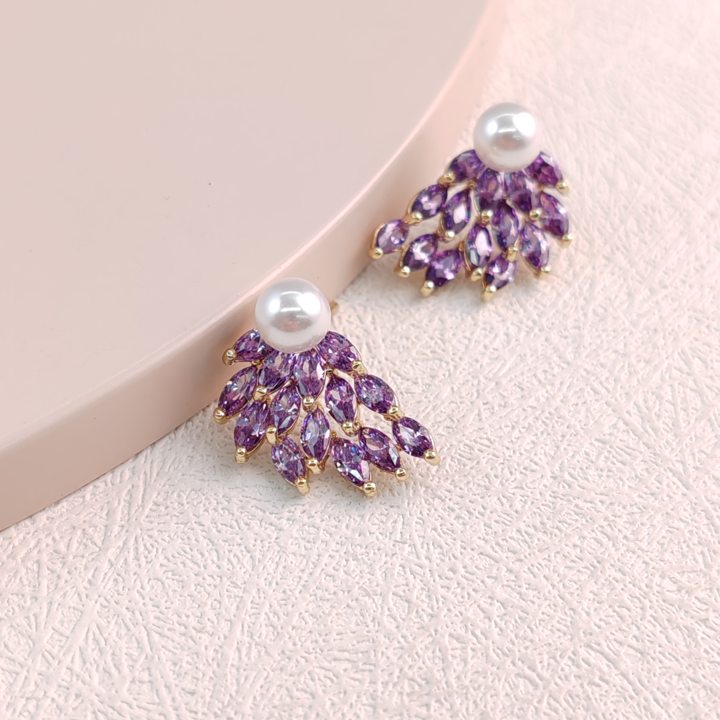 XUPING/旭平首饰 合金合成锆石耳饰 【参与满赠】  GDM X000949333