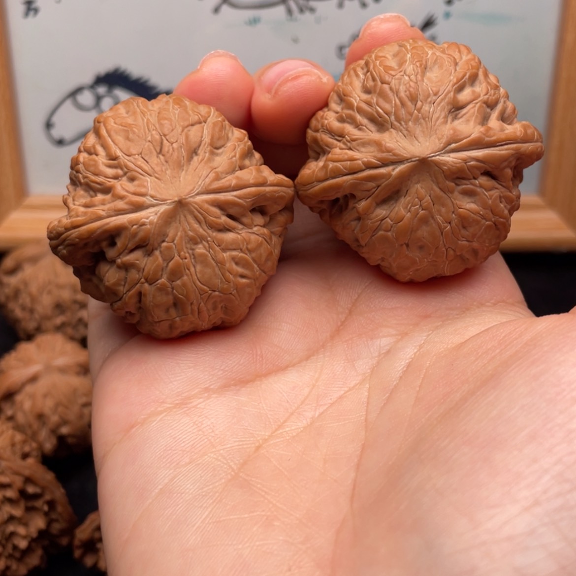 【闪购商品】文玩核桃把件42全品铁锤