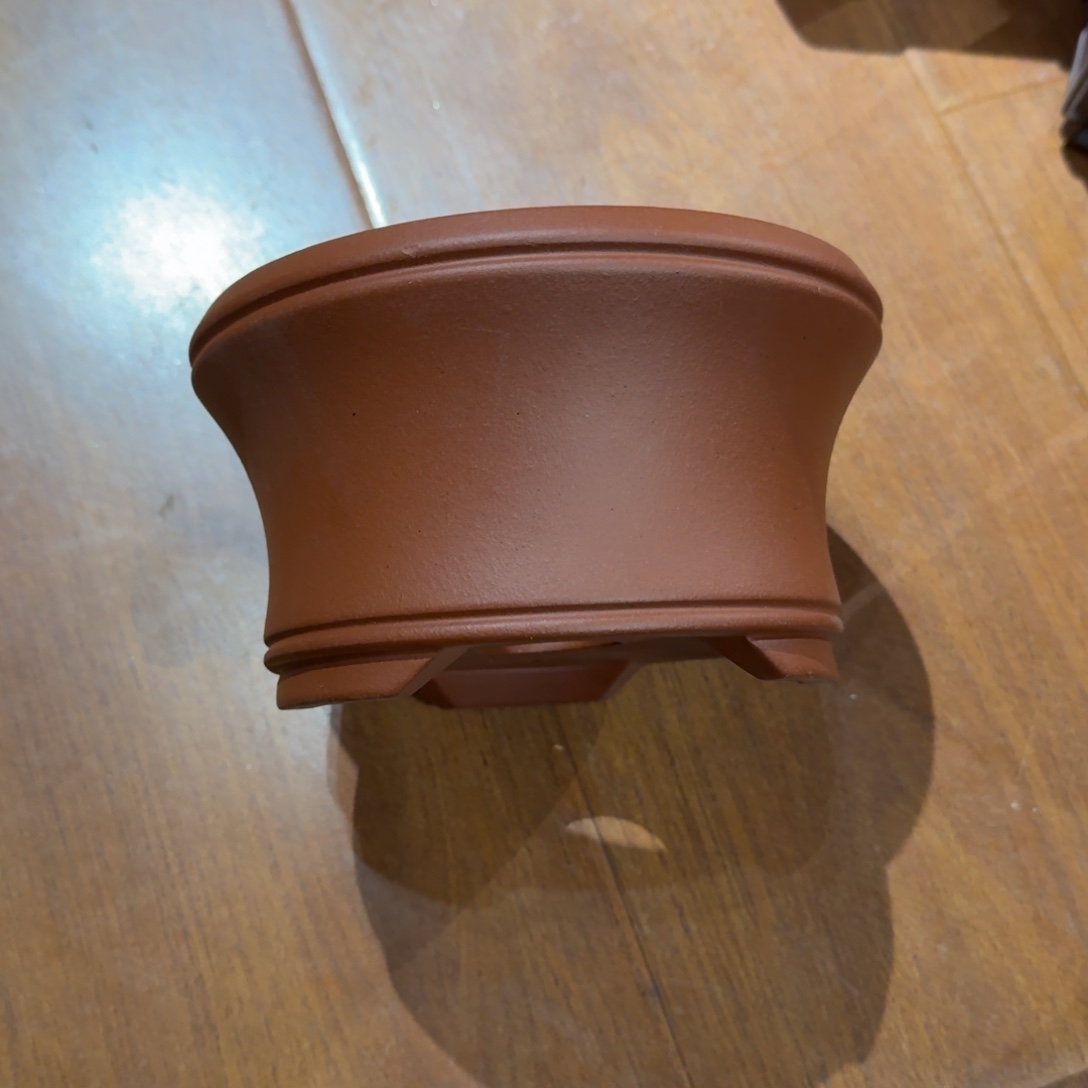 紫砂花盆原矿紫泥