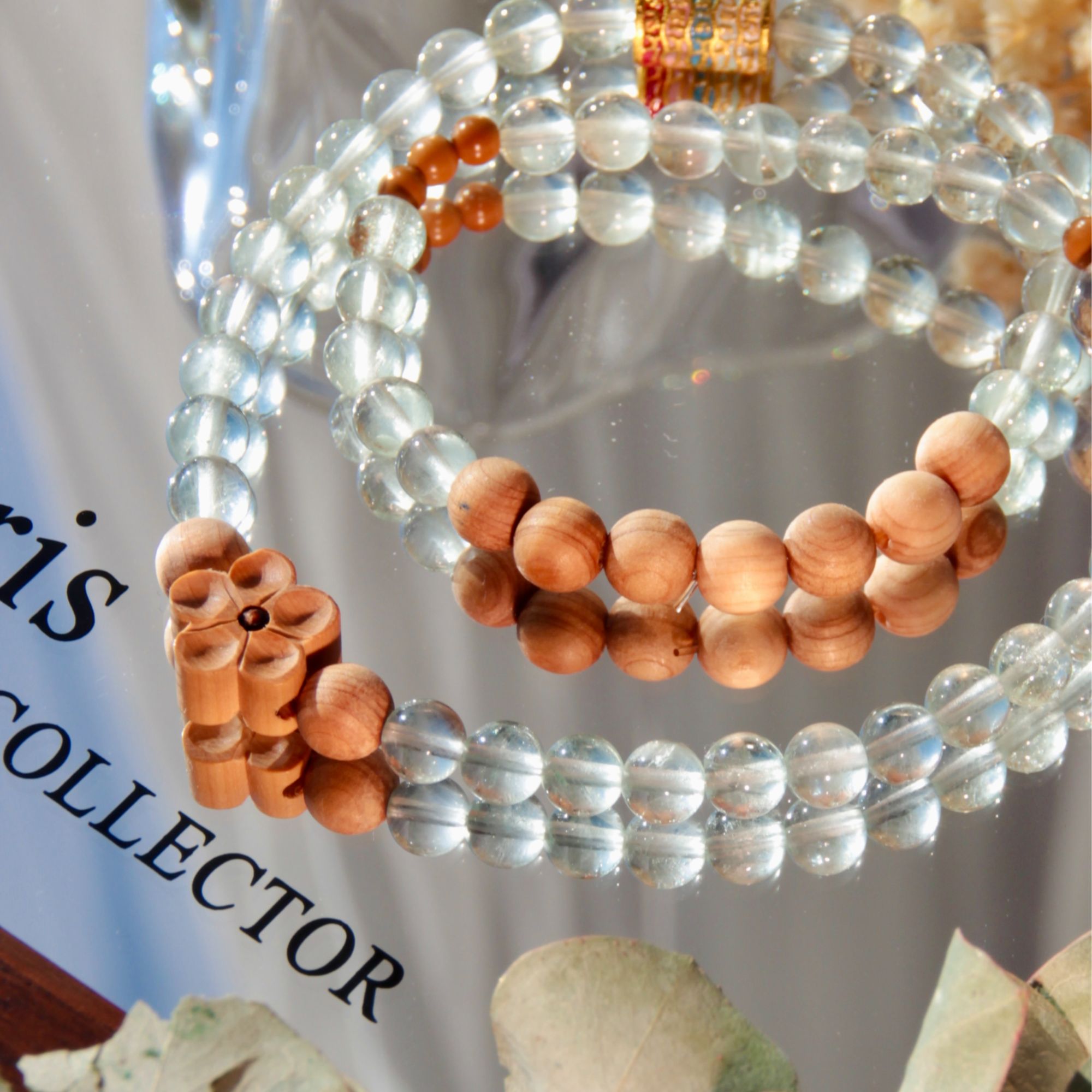 【青青日常】绿萤石双圈原创小众手串新中式手链多样性发其一s1048