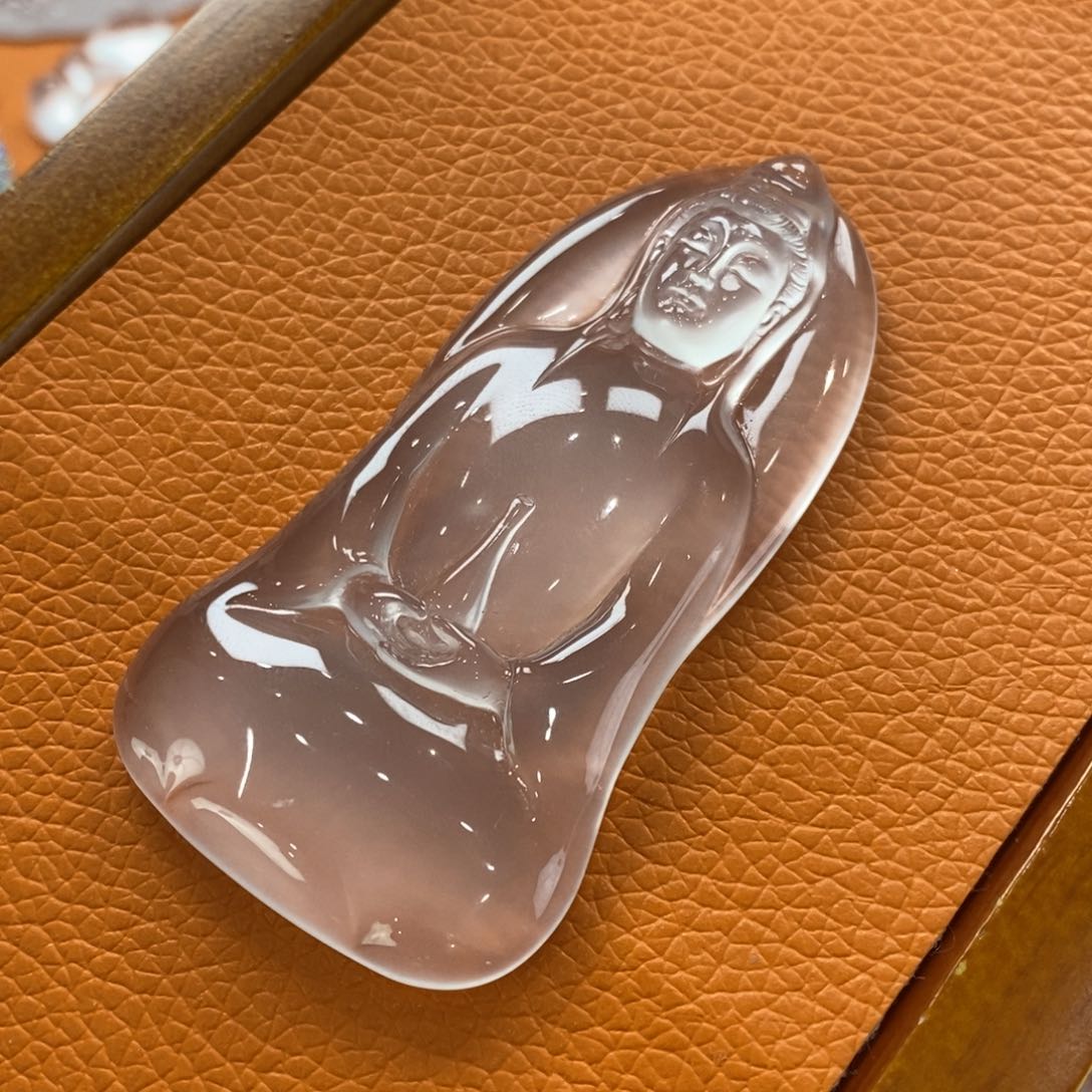 石英质玉吊坠(赠链)未镶嵌印*媛