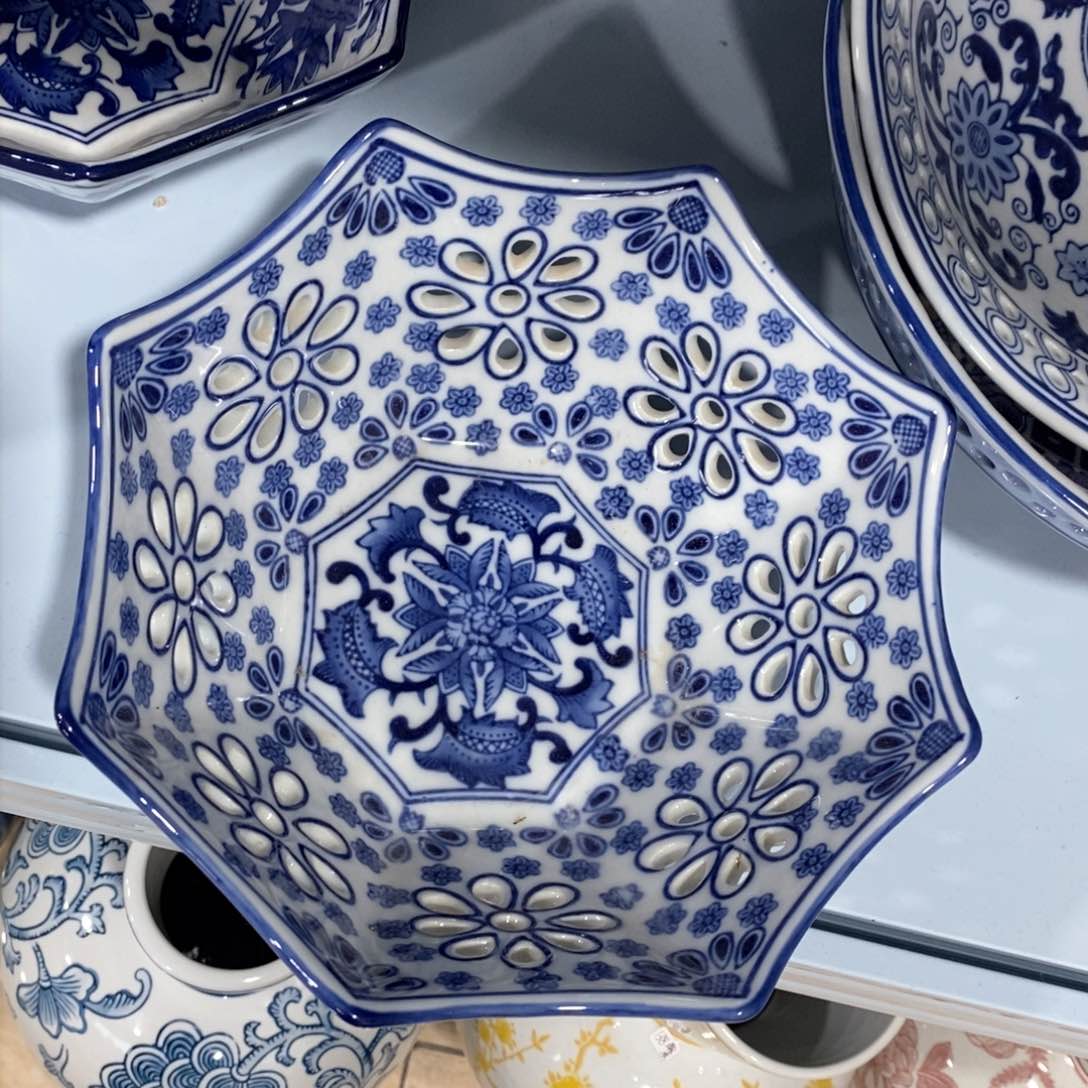 【闪购商品】摆件镂空水果盘摆件……