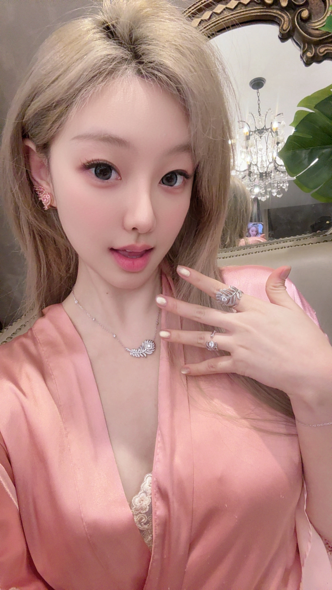 合金戒指 2439【大羽毛戒指】孔雀开屏幸运雀翎