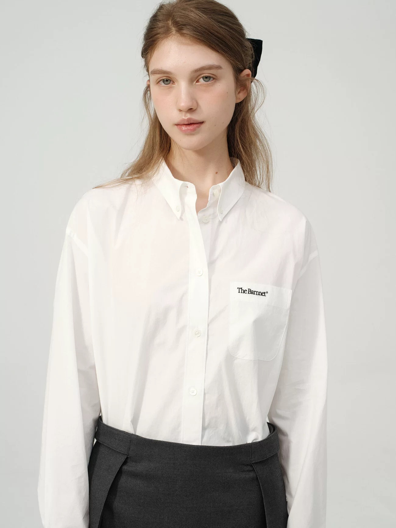 韩国小众 八乃  白衬衫