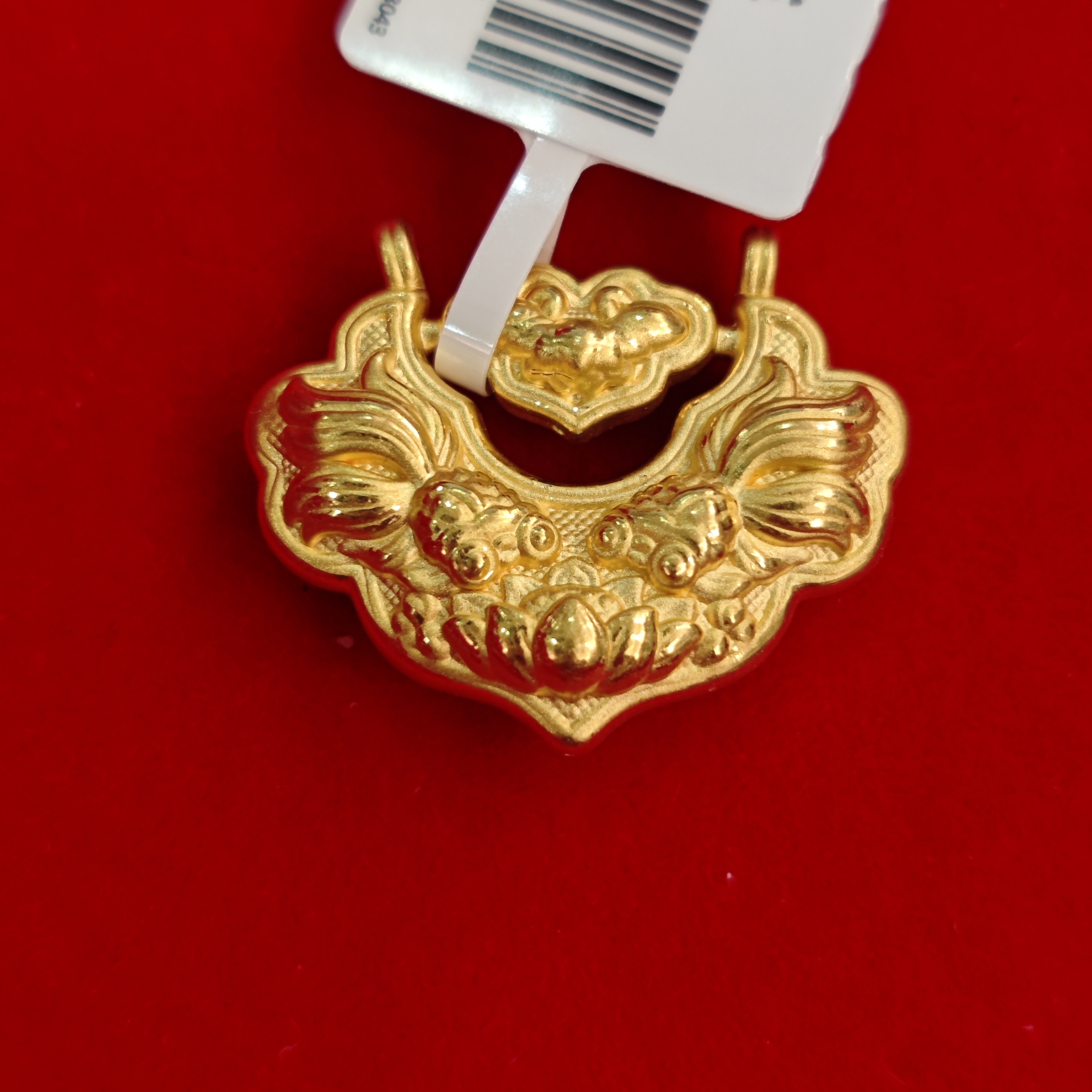 【思思专享】 足金999饰品 锁包吊坠 2.27 GP