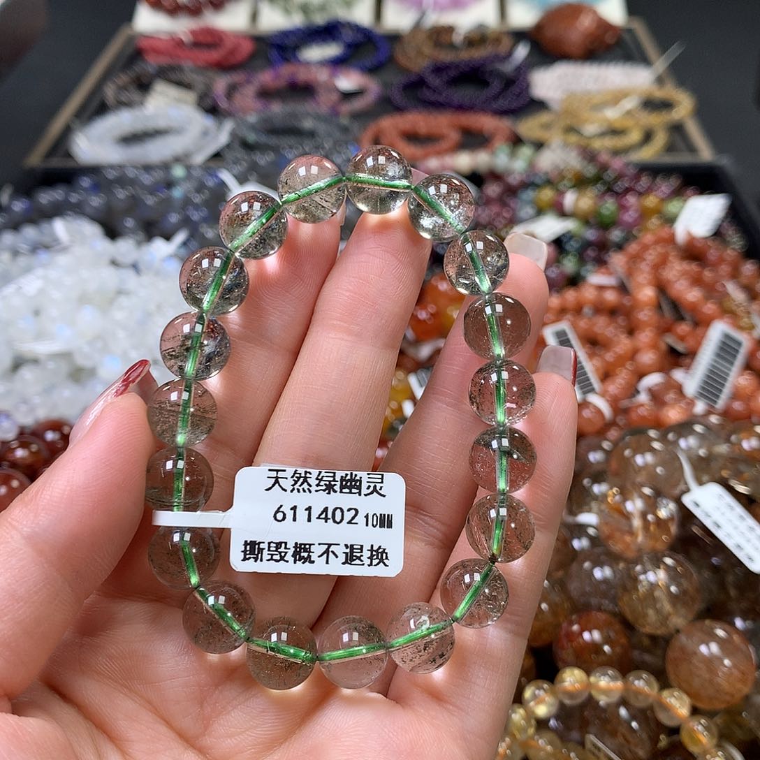 水晶手链未镶嵌，