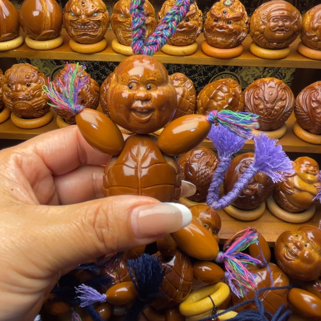 多***菜吊坠橄榄核紫菜色富贵