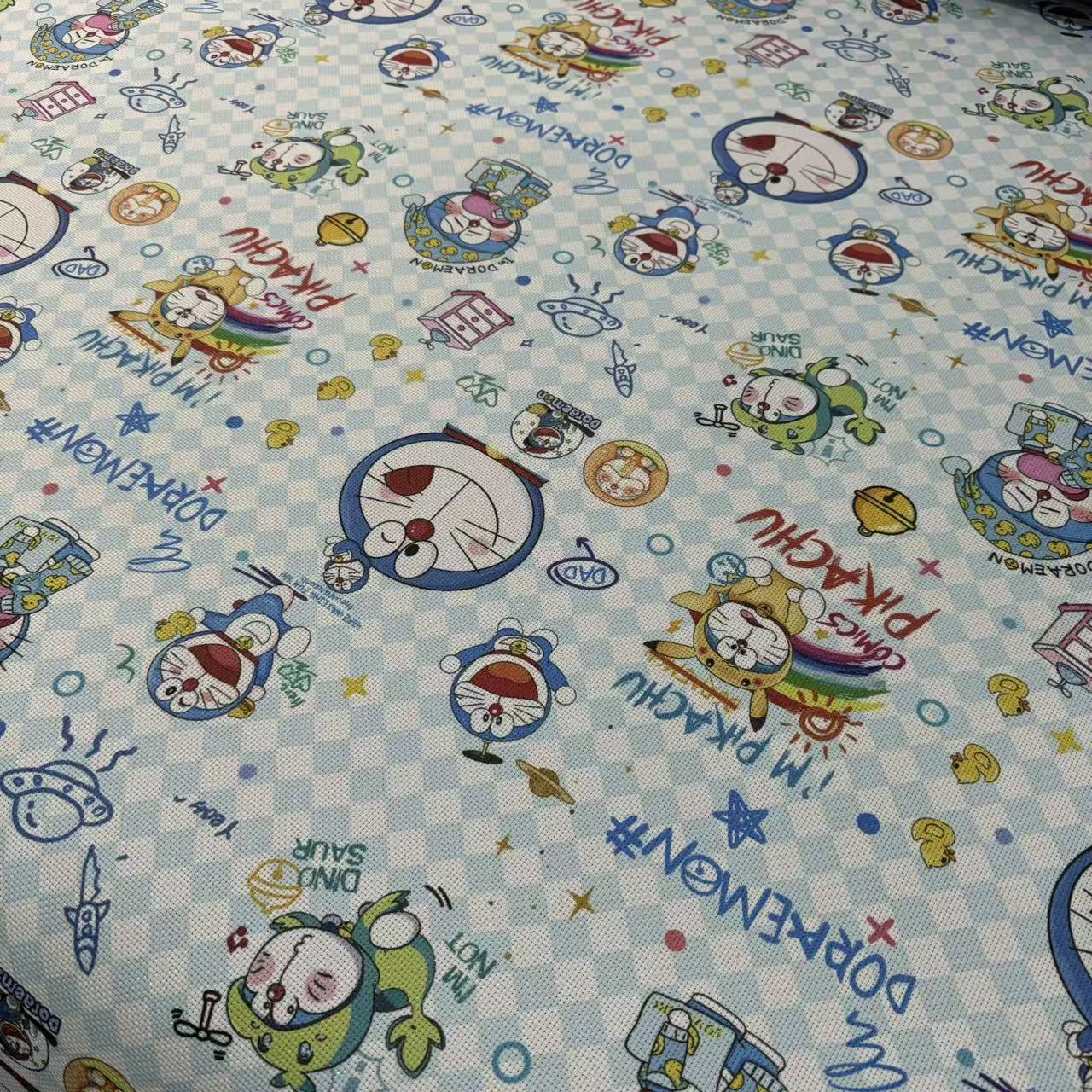 预售【大头哆啦炫彩布】 十字绣炫彩布 中格金丝棉布