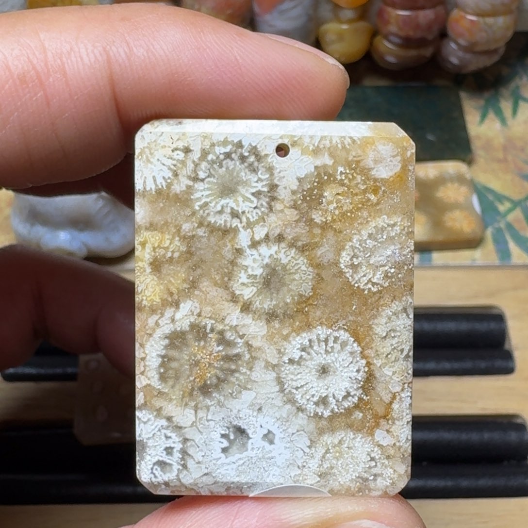 硅化玉天然有机玉石保真色未镶嵌