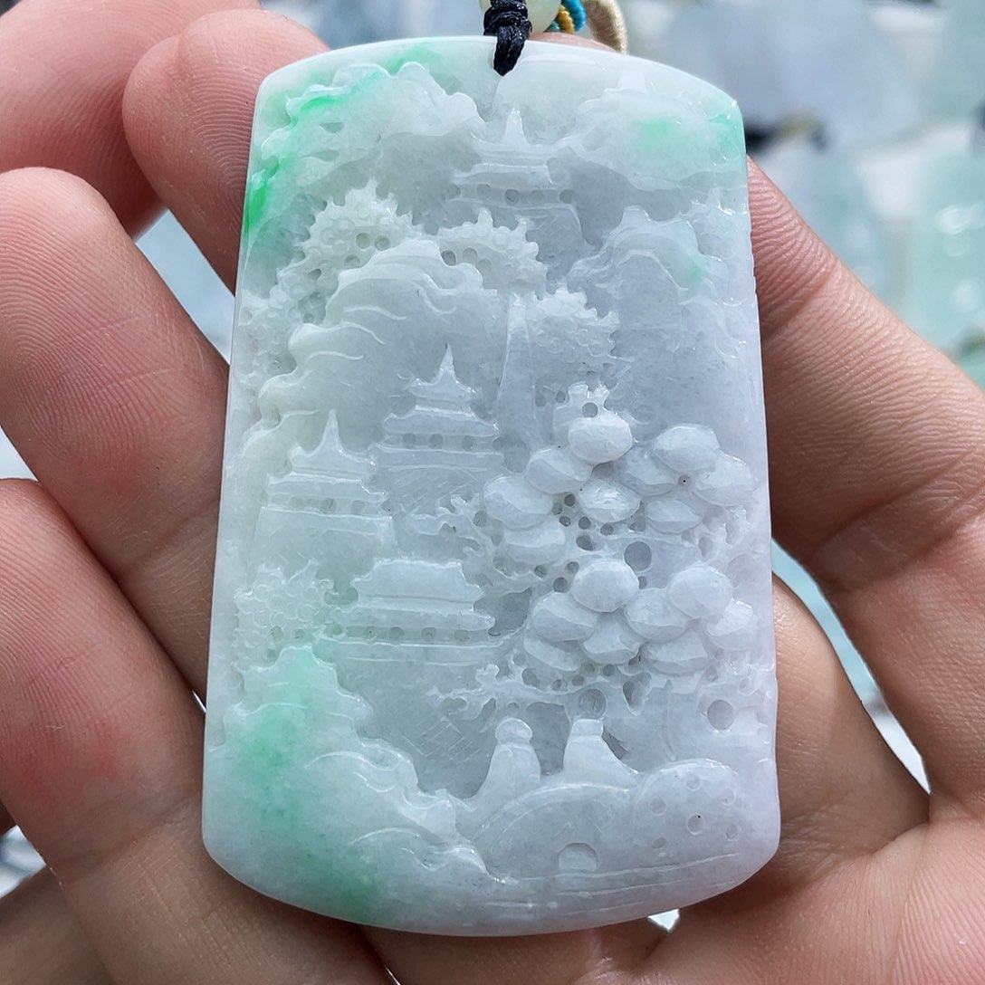颈饰未镶嵌翡翠翡翠