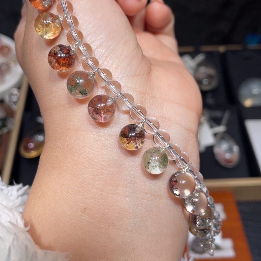 银S925镶嵌手链水晶