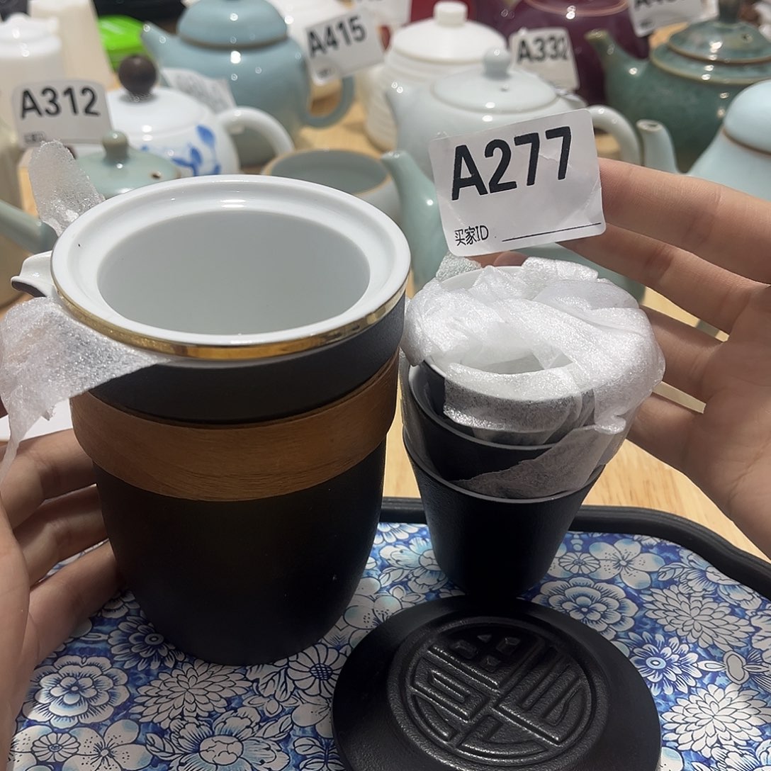 瓷片茶摆件工艺品摆件666
