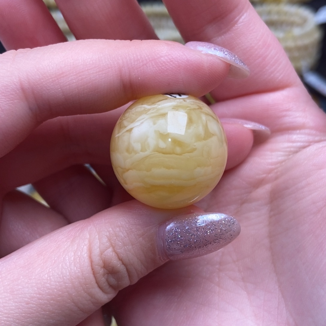 蜜蜡未镶嵌珠宝奇石卡24.8