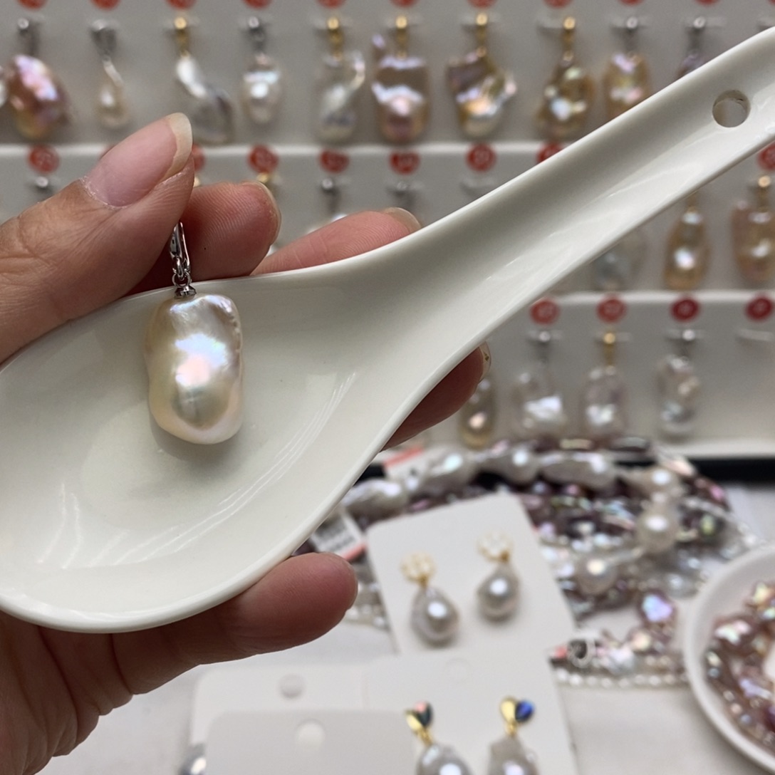 芝***糖未镶嵌其它淡水珍珠