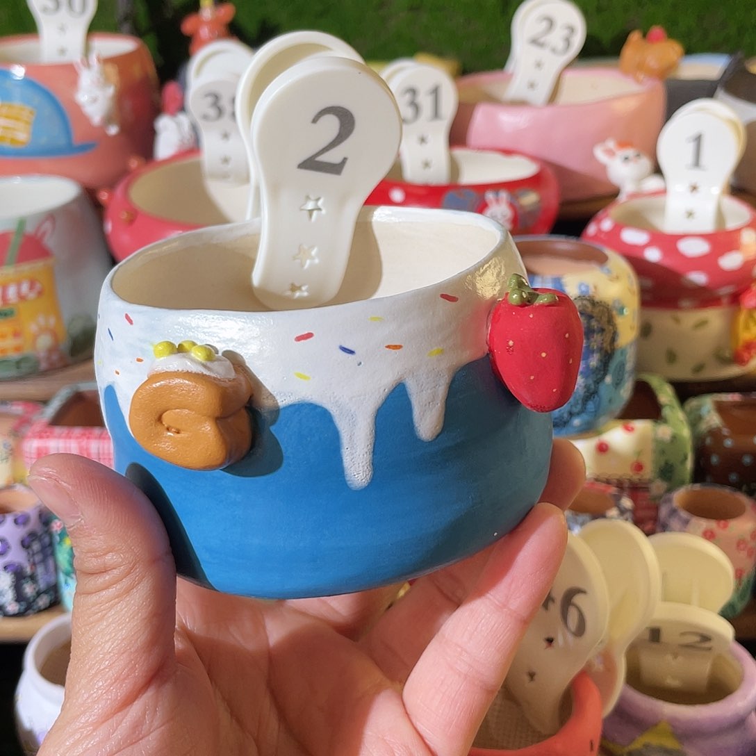 红陶2…..手工手绘