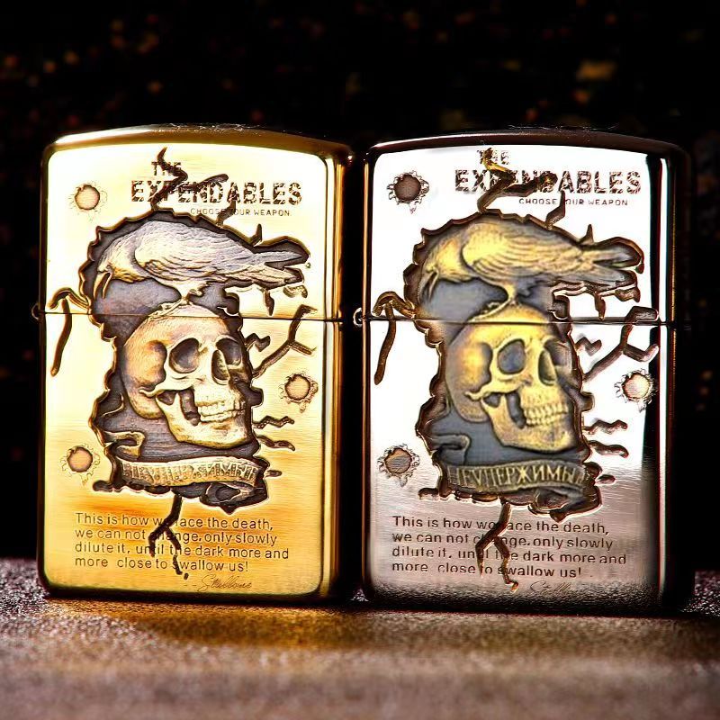 ZIPPO/之宝敢死队纯铜男士收藏款官方正品防风煤油打火机DY9802TZ