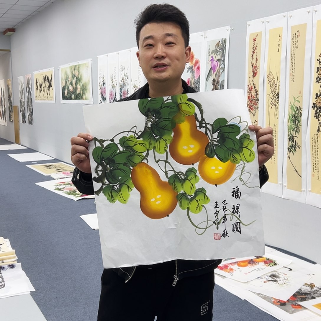 国画国画宣纸纯手绘作品