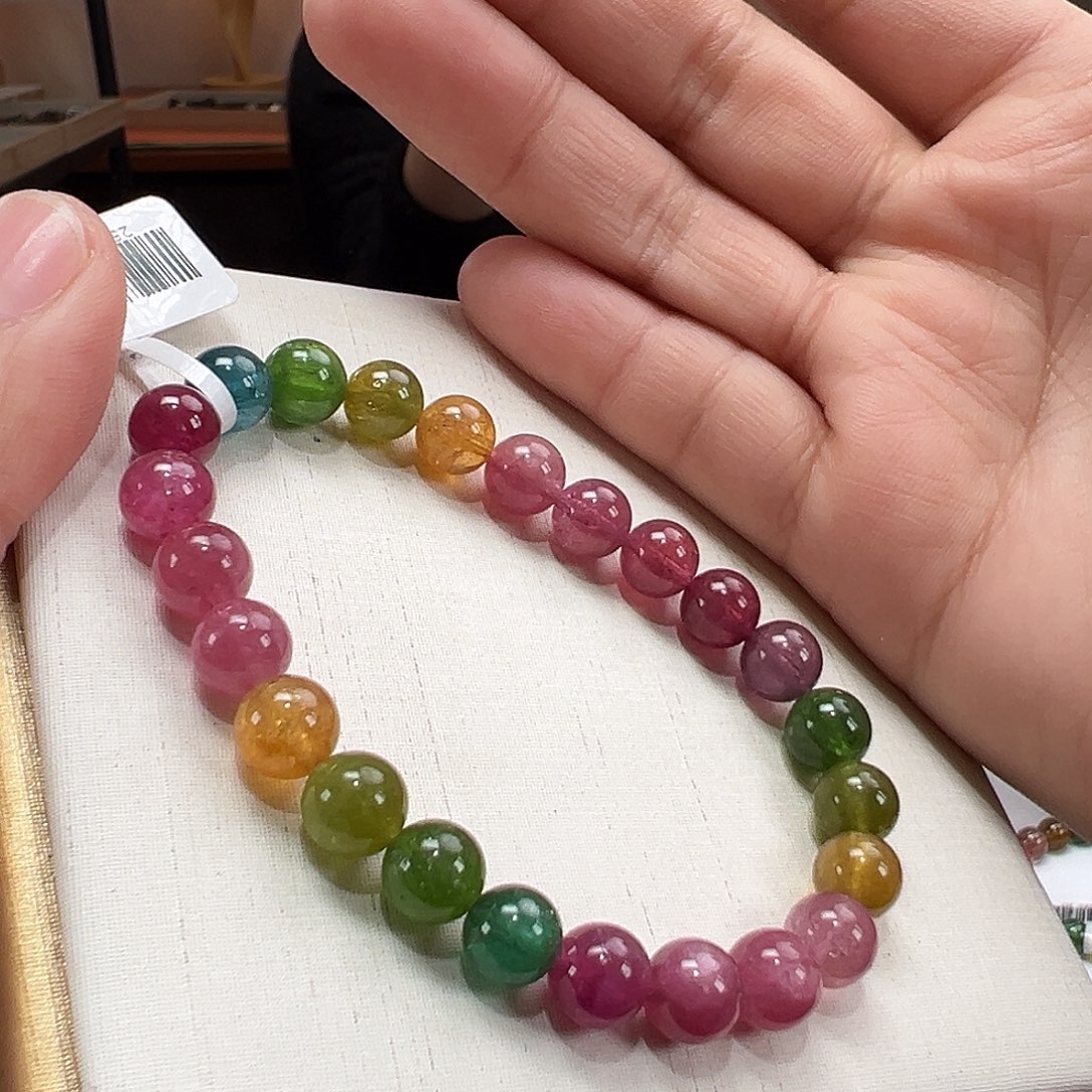 未镶嵌手串碧玺7.5mmmmmm