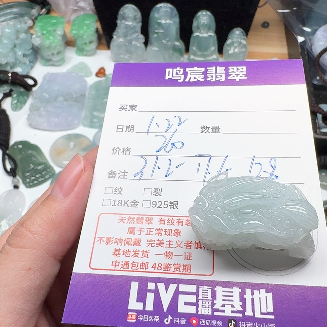 翡翠颈饰未镶嵌翡翠