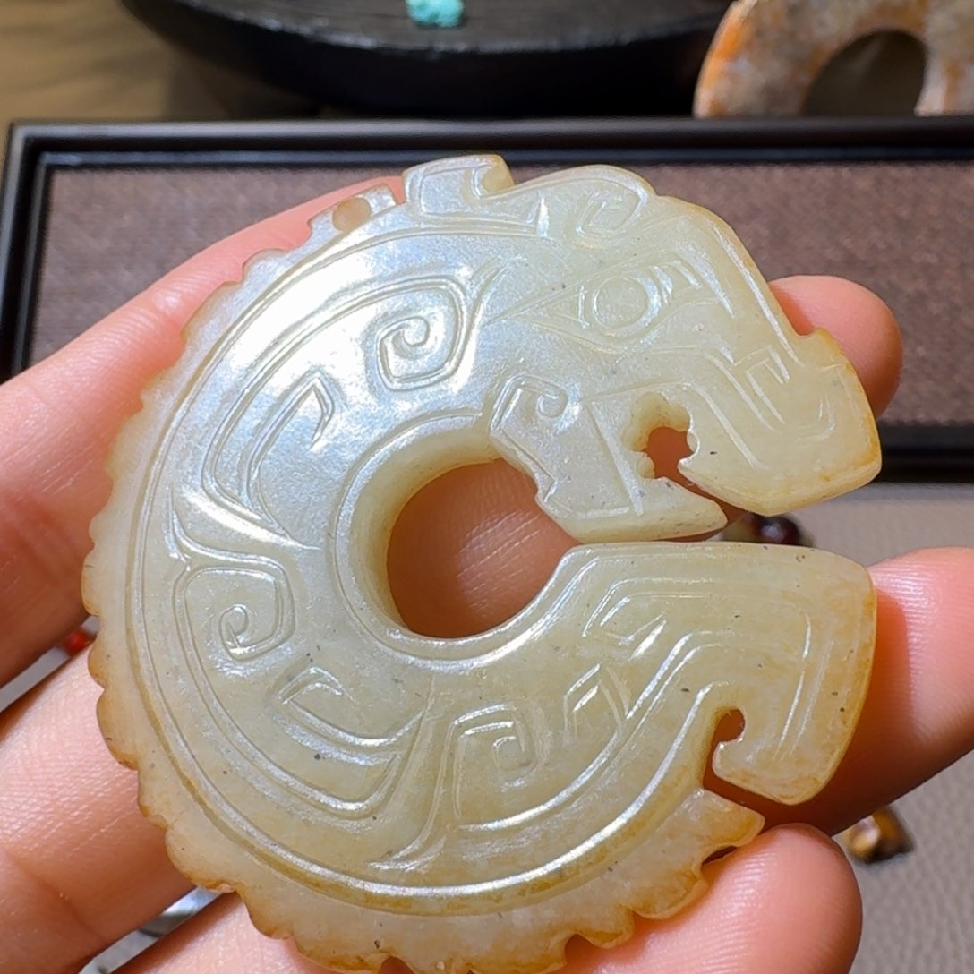 和田玉挂件未镶嵌呦*