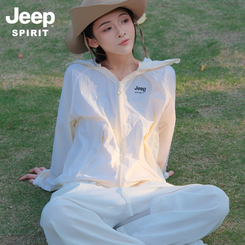吉普JEEPSPIRIT防晒衣薄款同款夏季防紫外线冰丝正品专业级防晒衣