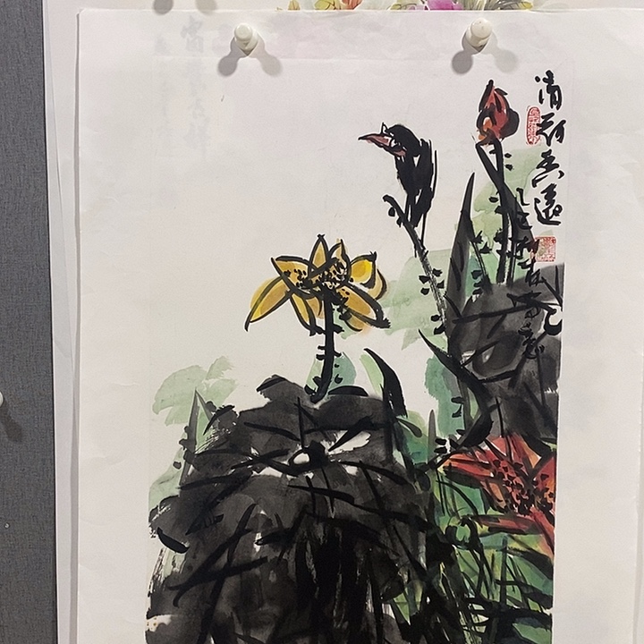 国画手写手绘作品350