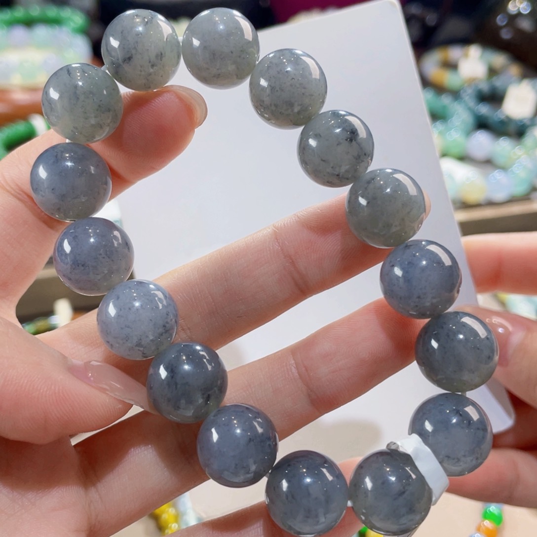 未镶嵌手链翡翠大卡乌鸡