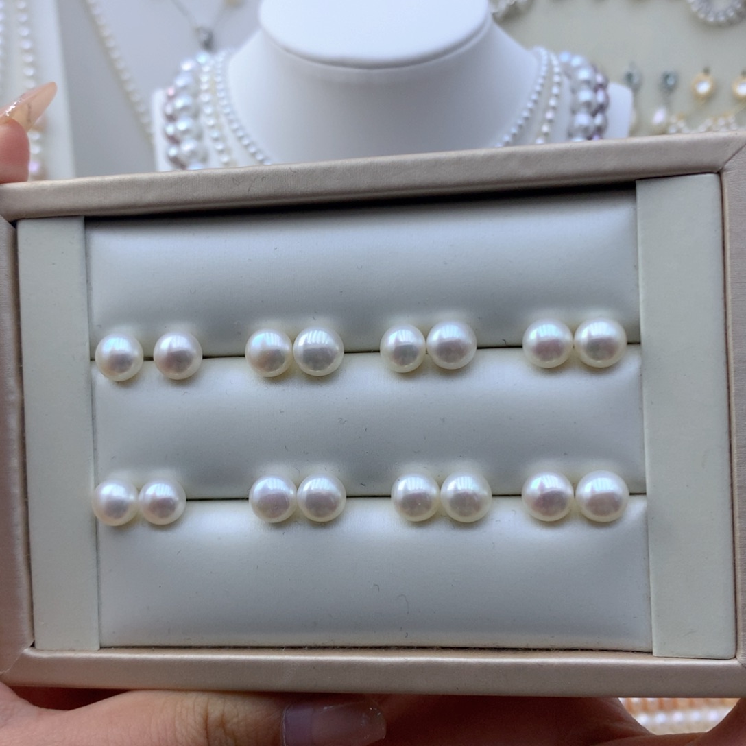 颈饰银S925镶嵌淡水珍珠