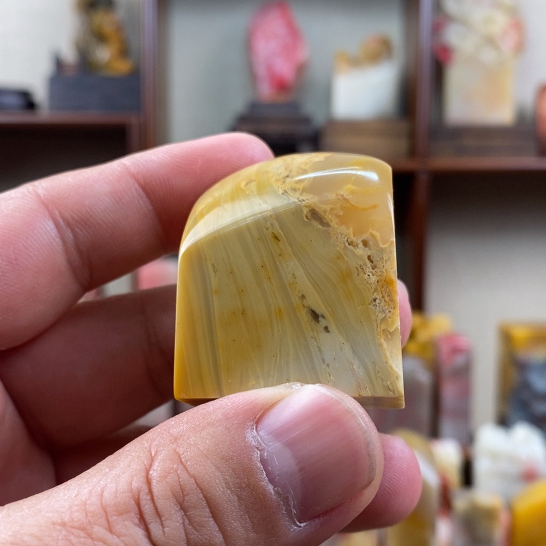 印石巴林石巴林石精品素章