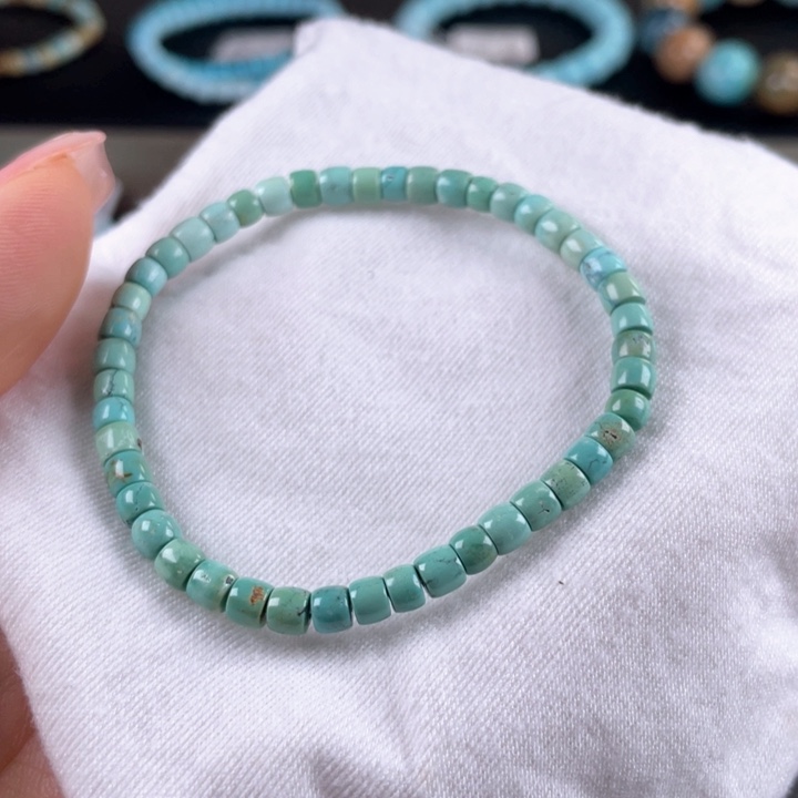 绿松石珠宝奇石足铂镶嵌