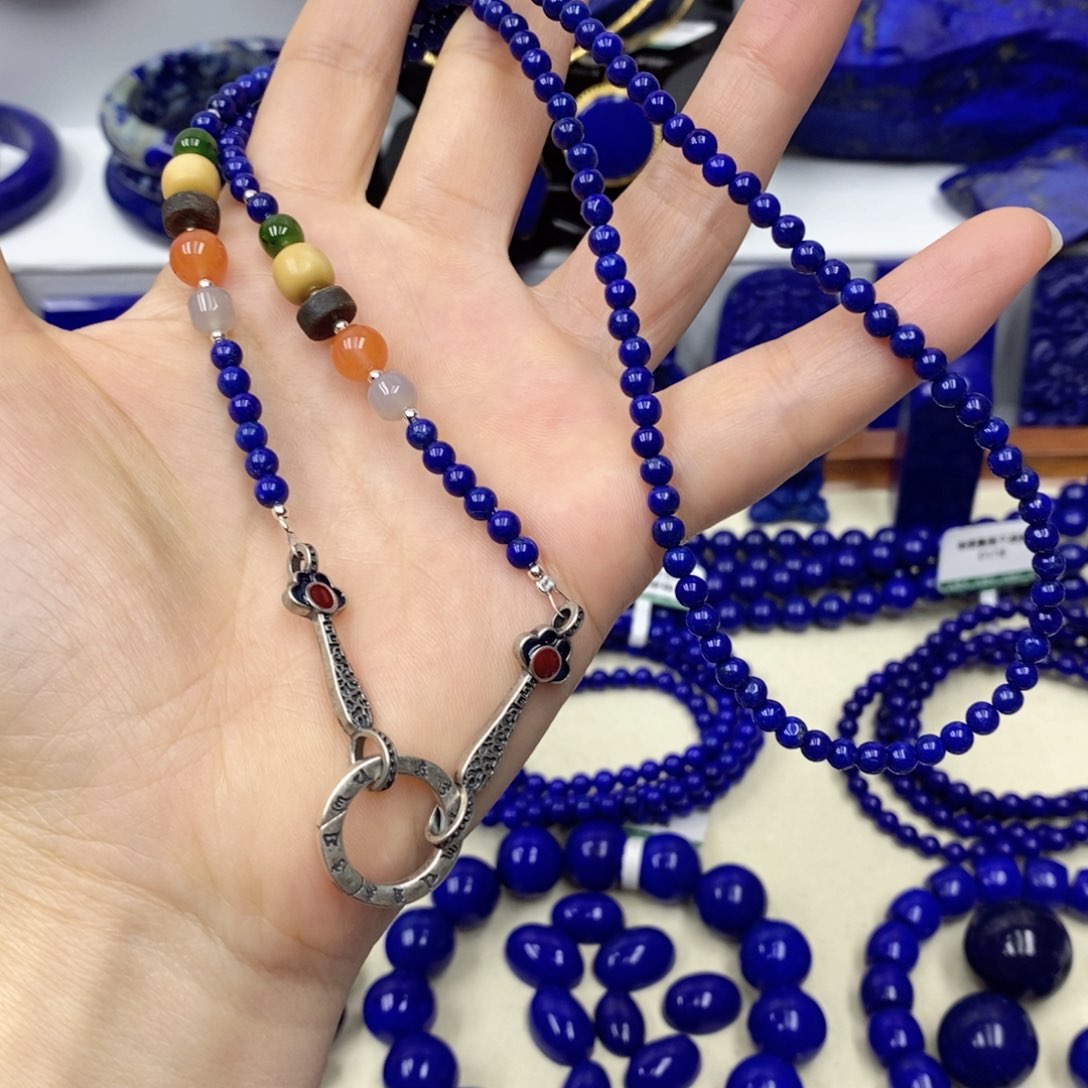 青金石颈饰未镶嵌