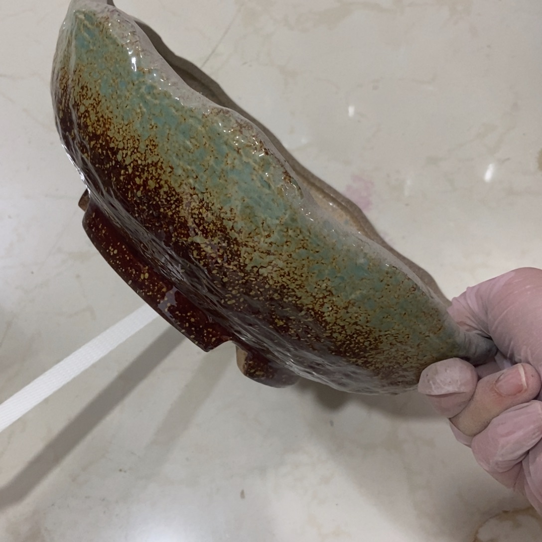 红陶高温陶瓷花盆