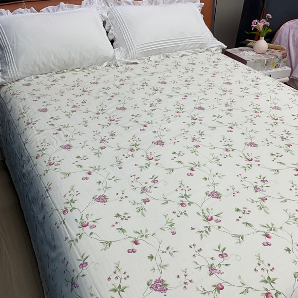 z秋冬新款加厚加密精梳斜纹床单（蔷薇）尺寸2.45✖️2.4米舒适