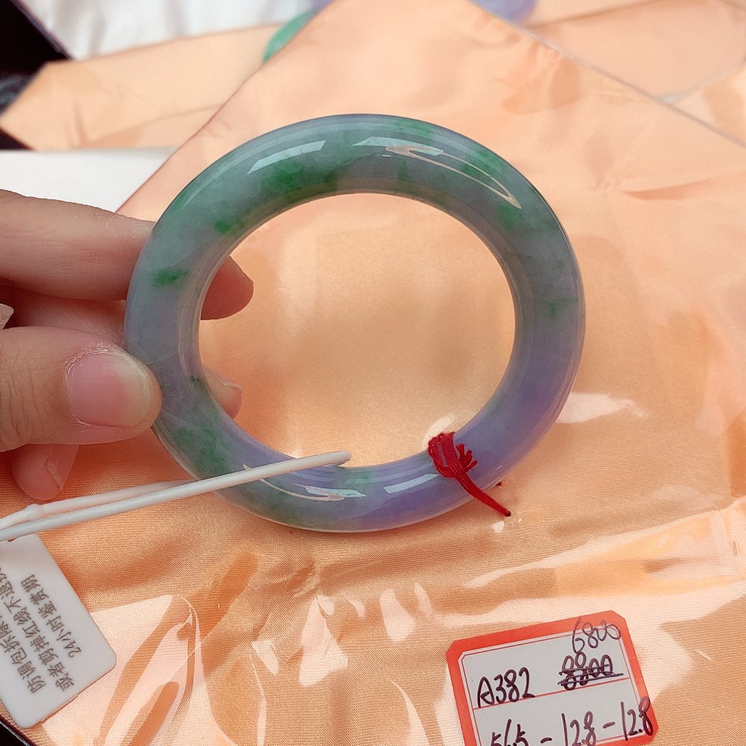 翡翠手镯未镶嵌天然缅甸翡翠A货