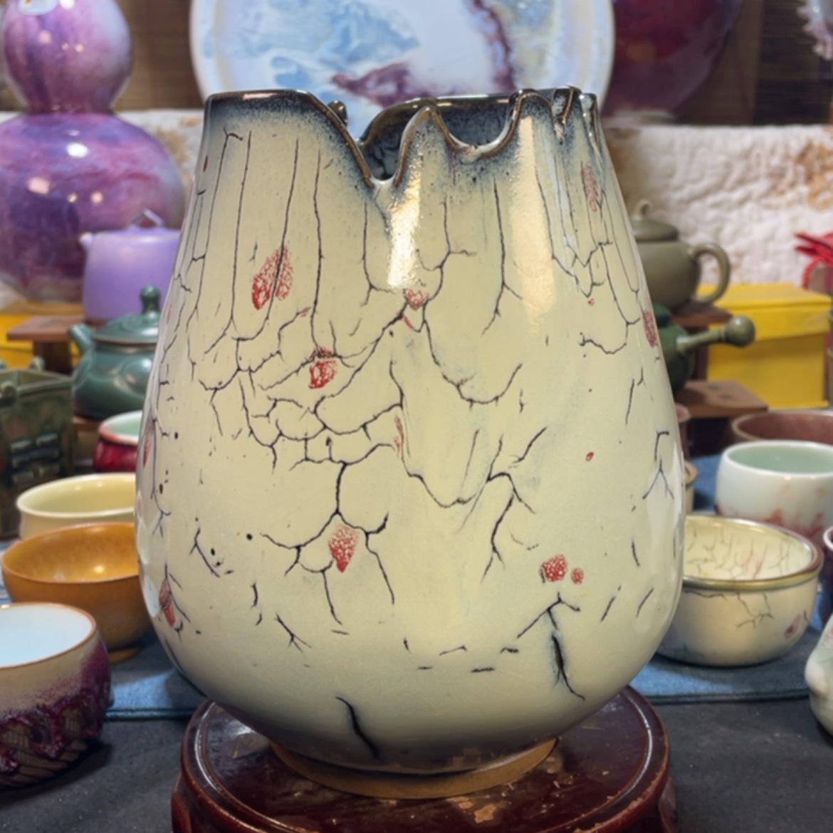 【闪购商品】摆件手工制作花器。。。。。