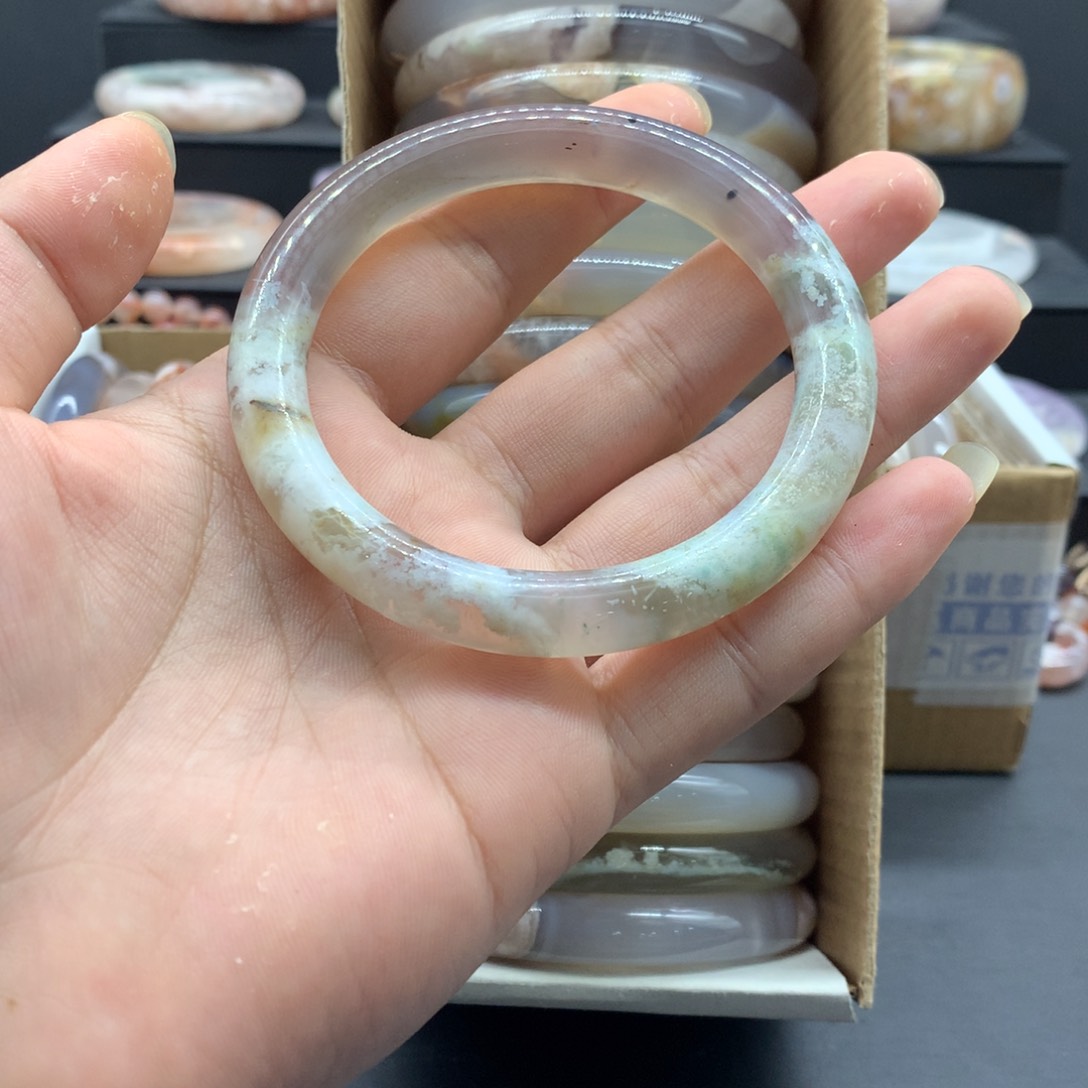 【闪购商品】玛瑙/玉髓手镯未镶嵌ˇ***@