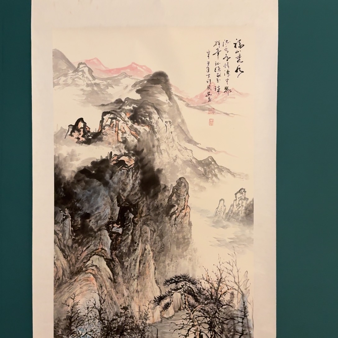 国画丁老师作品画作