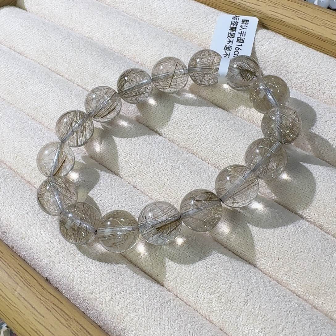 水晶手串未镶嵌银发12.4